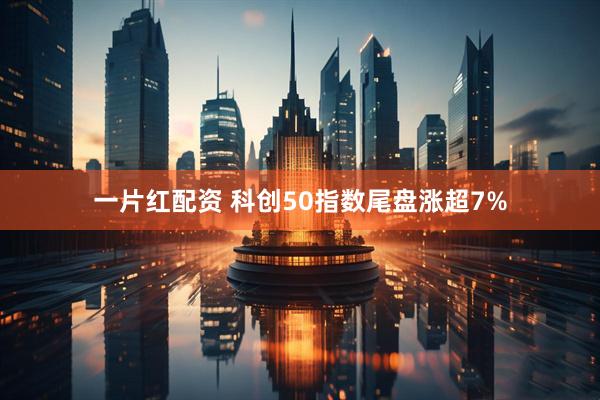 一片红配资 科创50指数尾盘涨超7%
